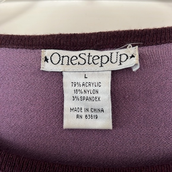 One Step Up multi color sweater - Picture 3 of 3